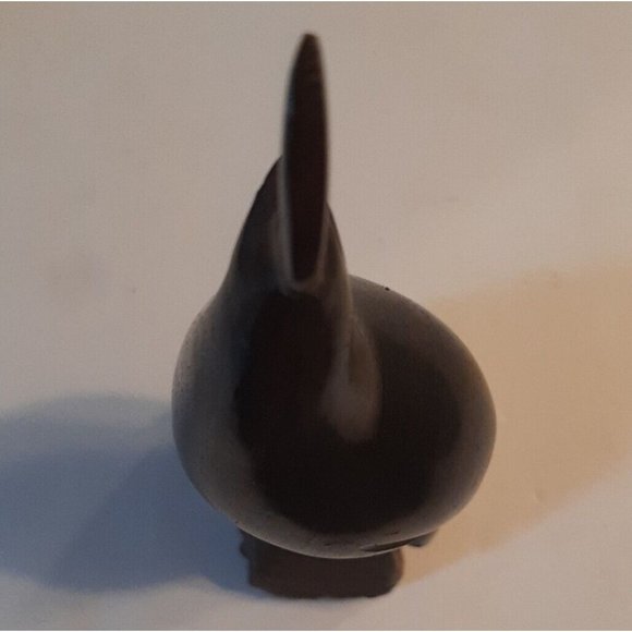 Hand Carved Ironwood Pharaoh Quail Bird Sculpture 7 inch Figurine - Picture 4 of 11